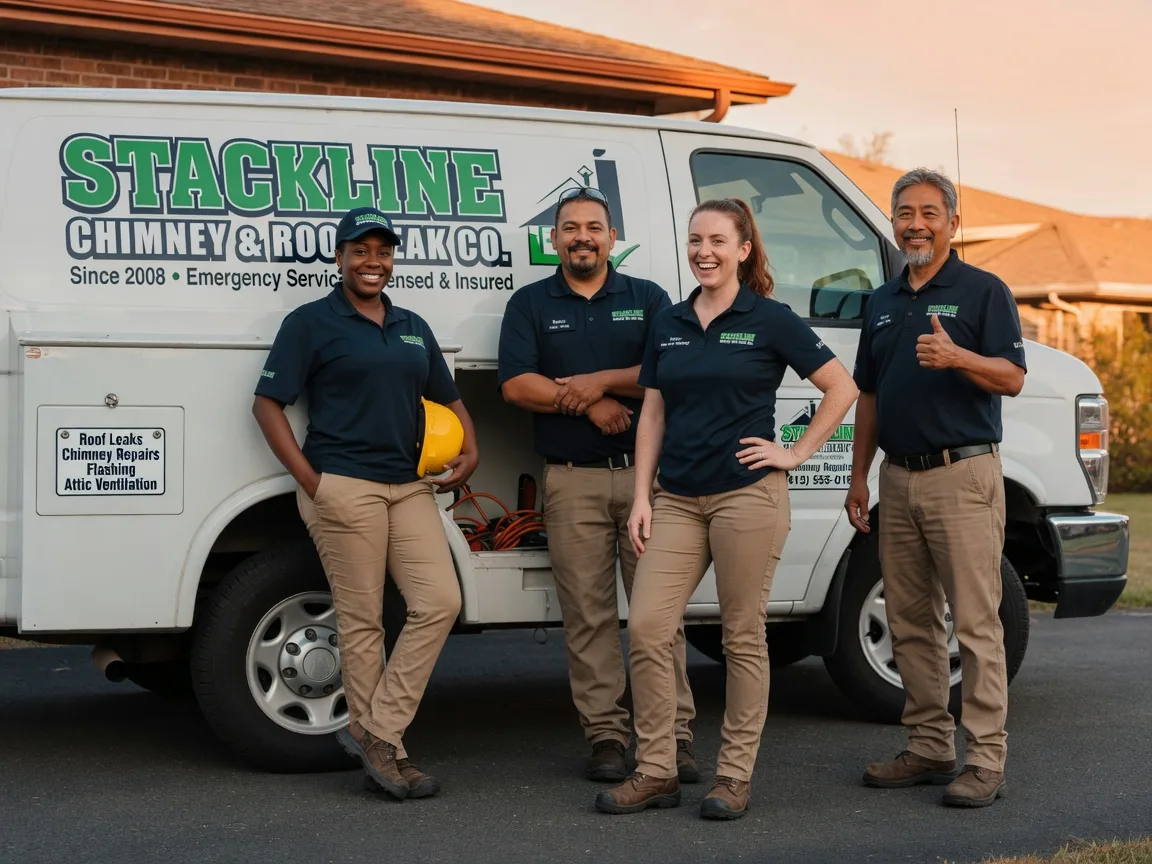 Chimney flashing repair company in Paradise, KS